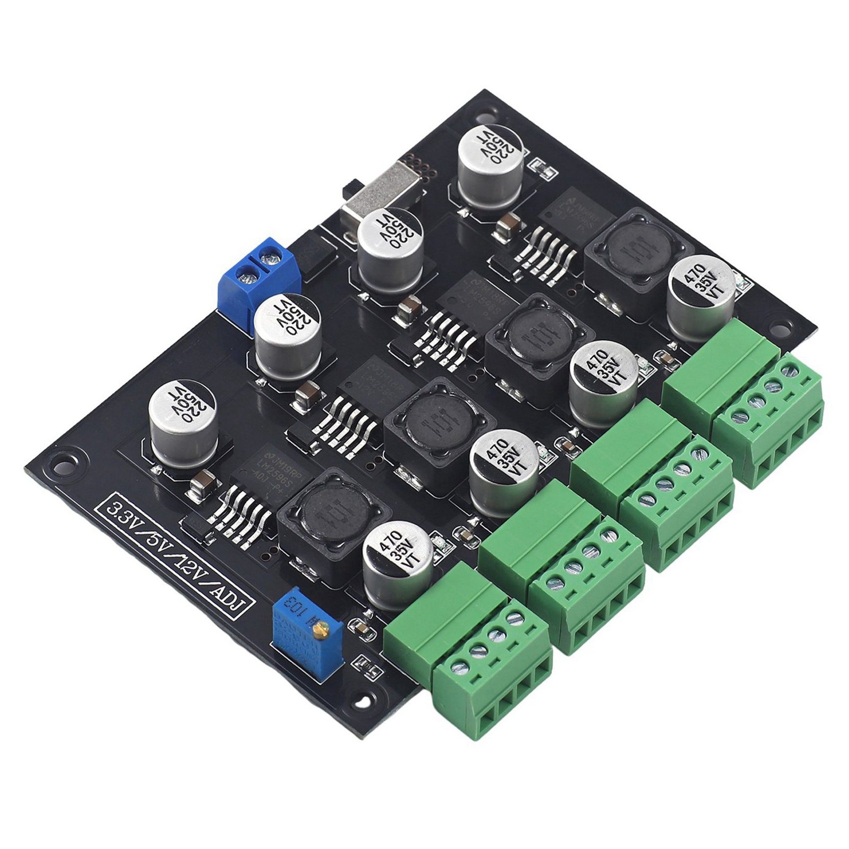 Dc Power Supply 12V - B67C 2X LM2596 Multi Channel Switching