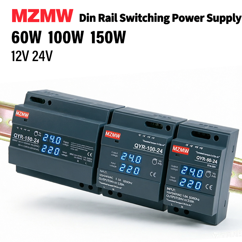 MZMW 60W 100W 150W DIN Rail Sw - Smps Power Supply review and price