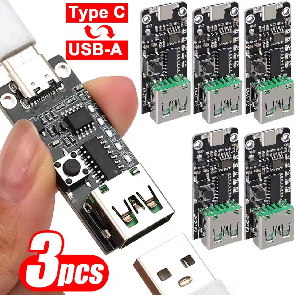1-3PCS USB-C 5A PD Trigger Boa - Modular Power Supply review and price