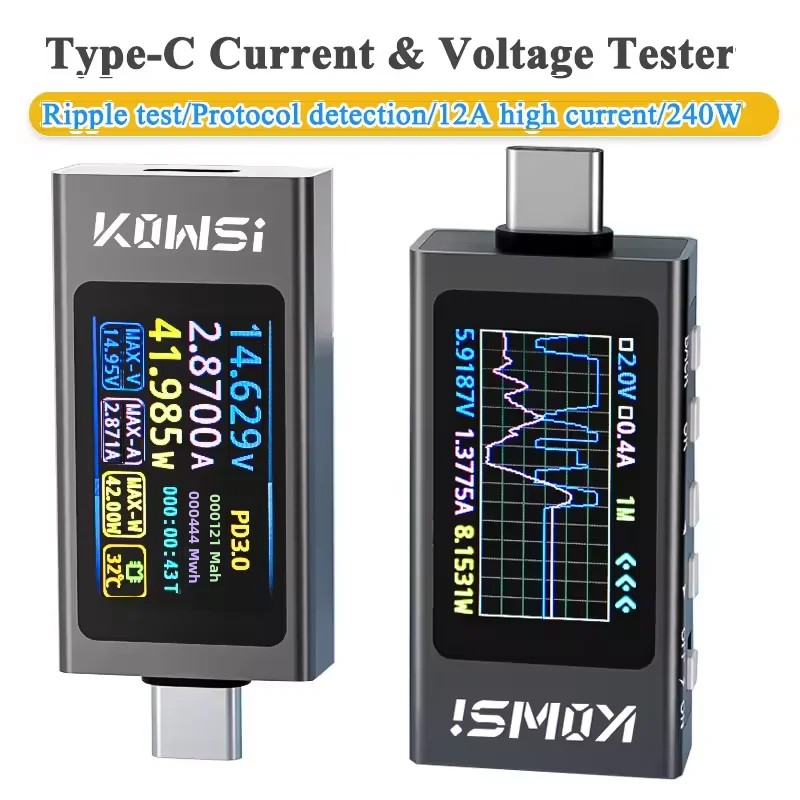 KWS-X1 Type-C Current and Volt - Power Supply Tester review and price