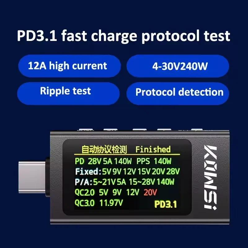 KWS-X1 Type-C Current and Volt - Power Supply Tester review and price