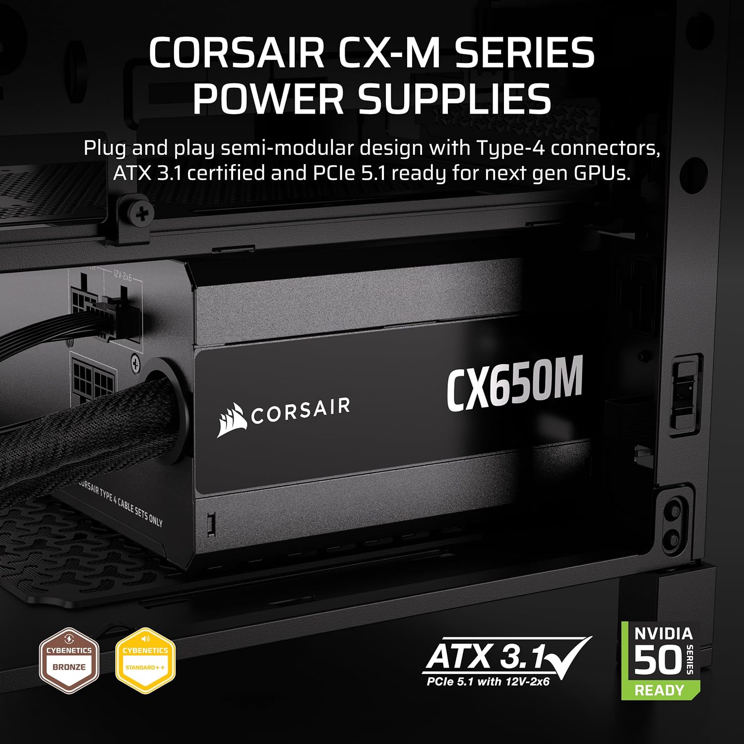 CX650M (2025) Semi Modular ATX - Power Supply 650W review and price