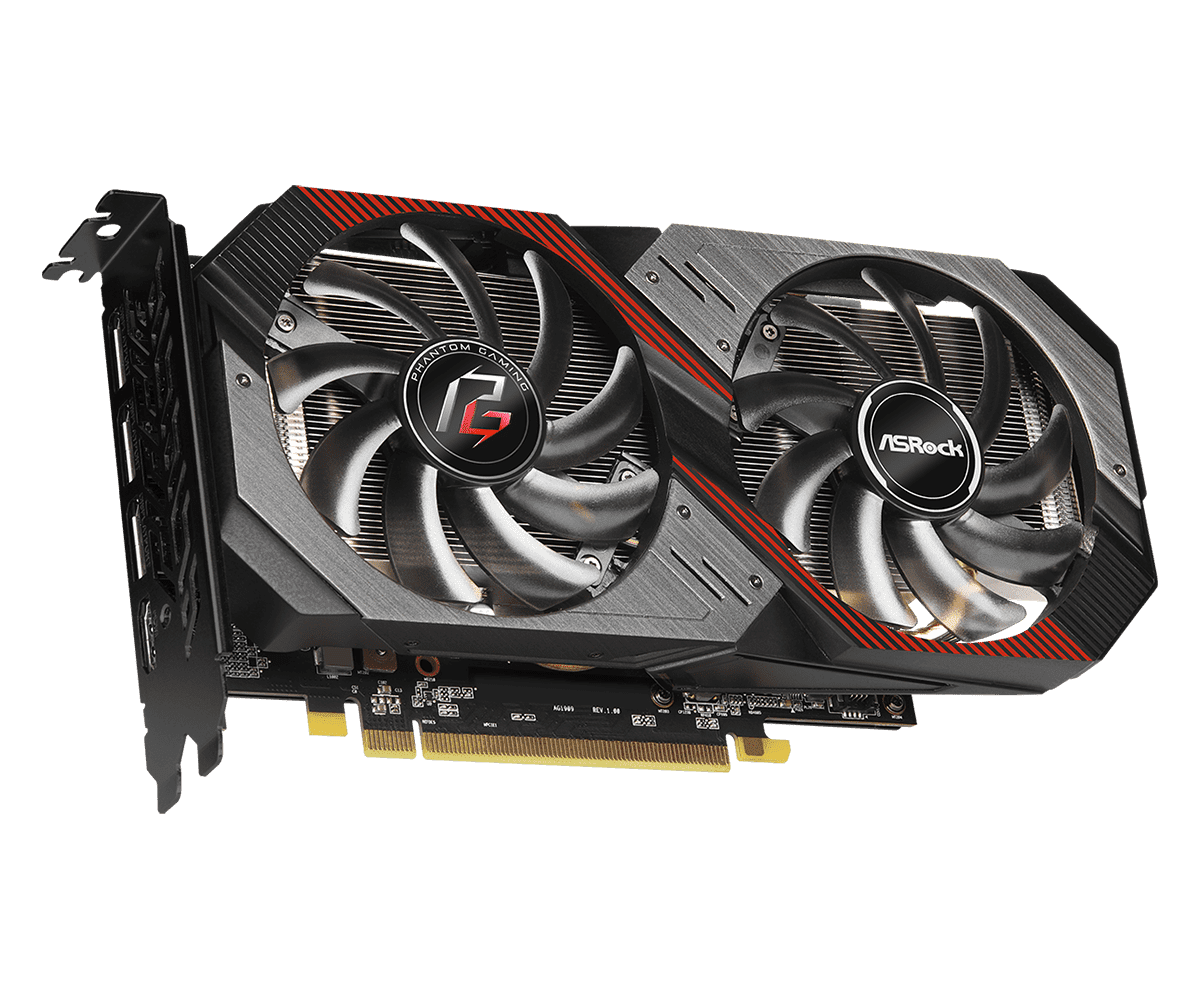 AMD RX 5500 XT 8GB GPU ASROCK  - Psu Computer review and price